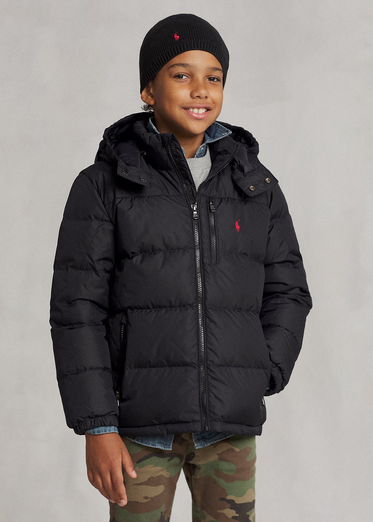 Ralph Lauren, coats, Ralph Lauren - Black, Down coat, 8yrs - 16yrs