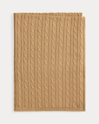Ralph Lauren - Cable blanket in Tan