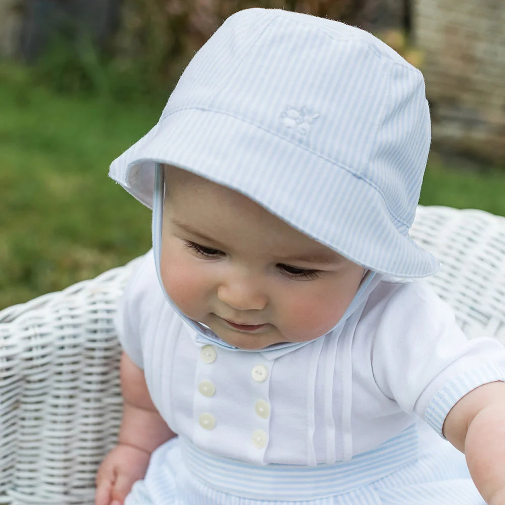Emile et Rose - Blue and white bucket hat