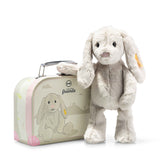 Steiff, soft toy, Steiff - Hoppie and suitcase, 26cm