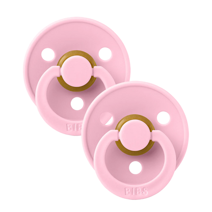 Bibs, dummy, Bibs - Twin dummy pack, Baby Pink
