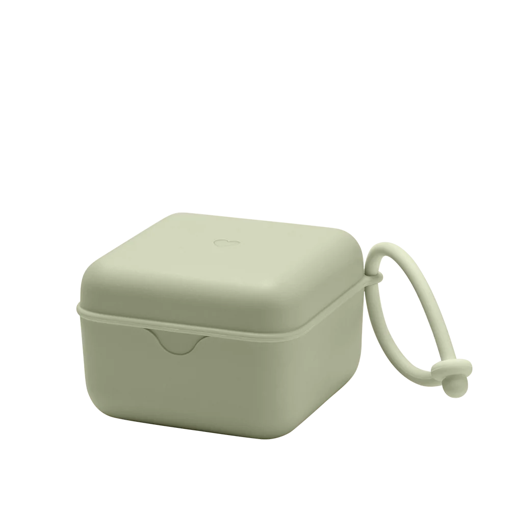 Bibs, dummy, Bibs - Pacifier Box - Sage