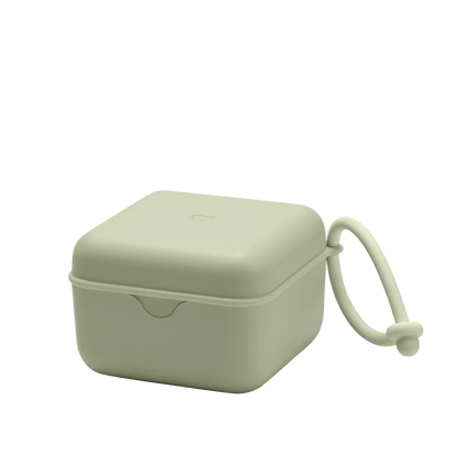 Bibs, dummy, Bibs - Pacifier Box - Sage