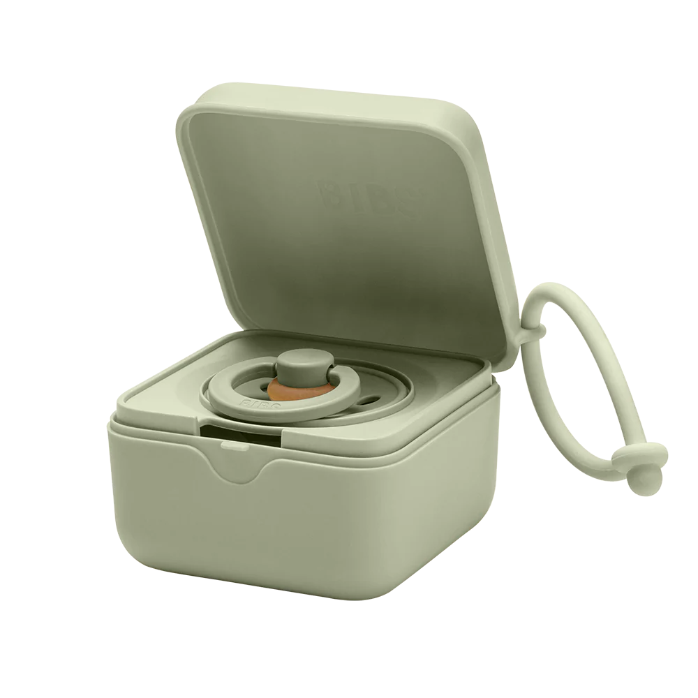 Bibs, dummy, Bibs - Pacifier Box - Sage