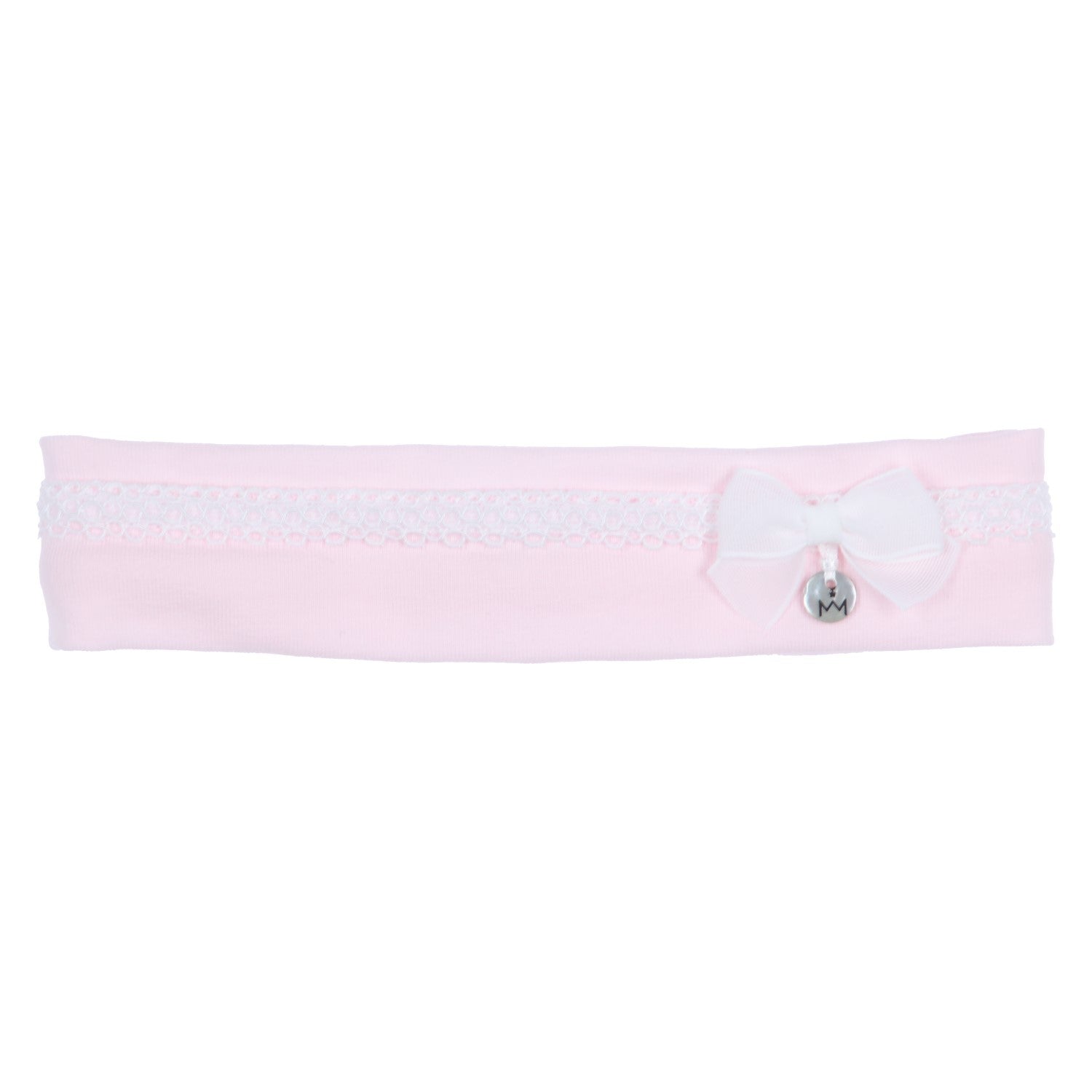GYMP, headband, GYMP - Girls pale pink, white soft headband