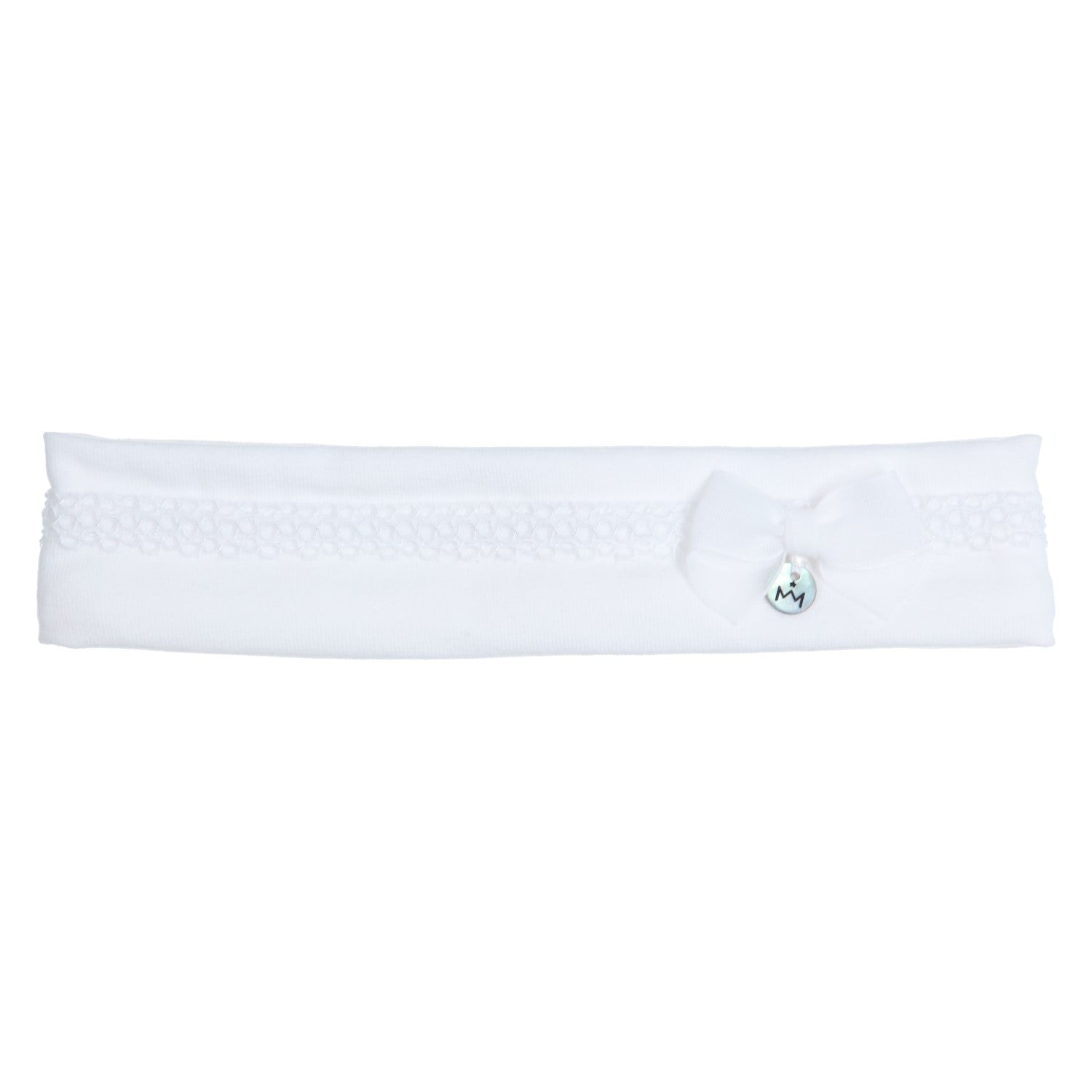 GYMP, headband, GYMP - Girls white soft headband