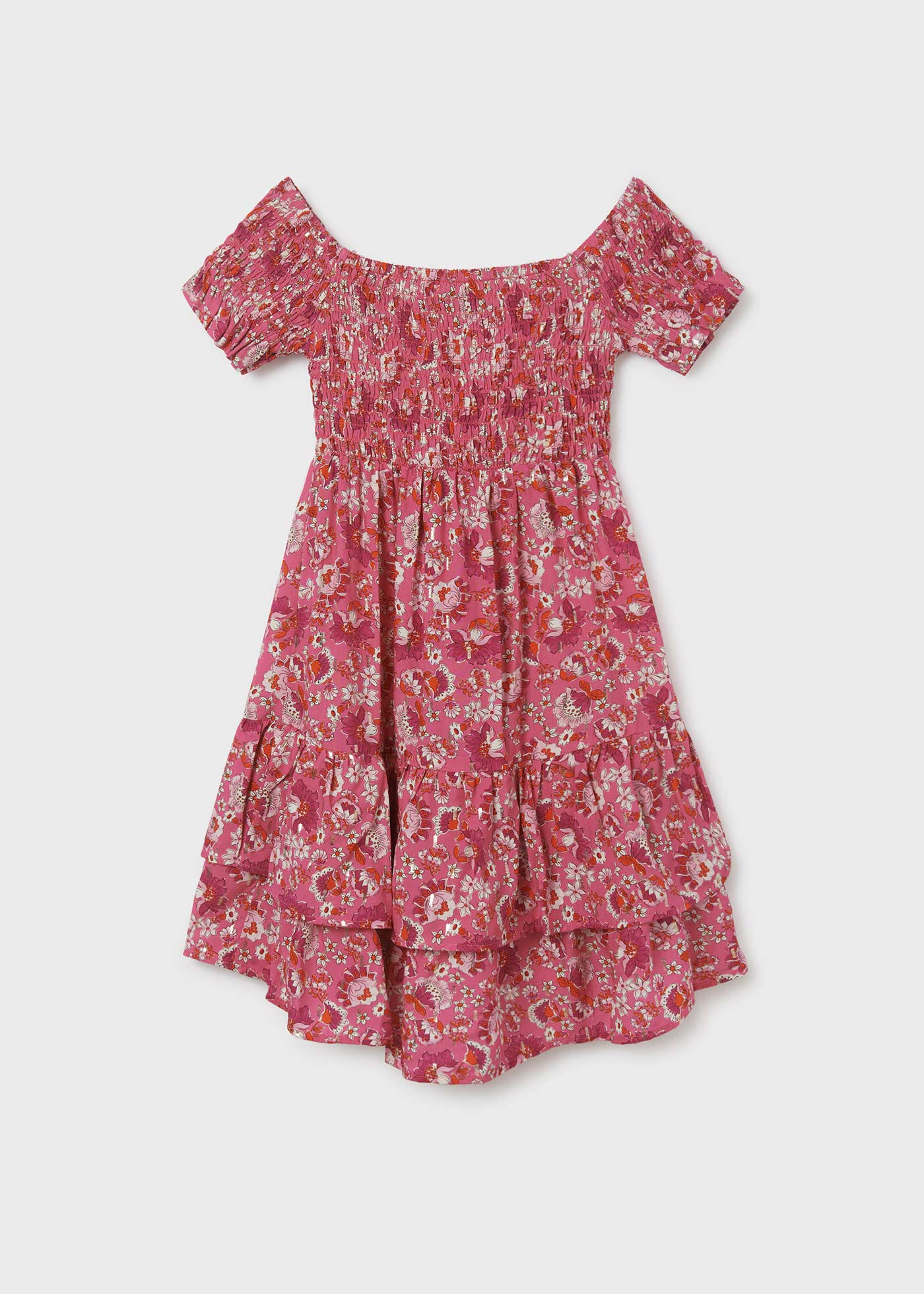 Mayoral, Dresses, Mayoral - Pink Floral Dress, 6928