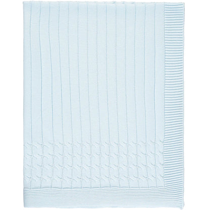 Emile et Rose, blanket, Emile et Rose - Pale blue blanket Gino