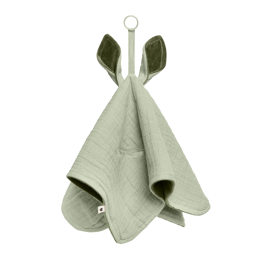 Bibs, comforter, Bibs - Cuddle Cloth, Sage