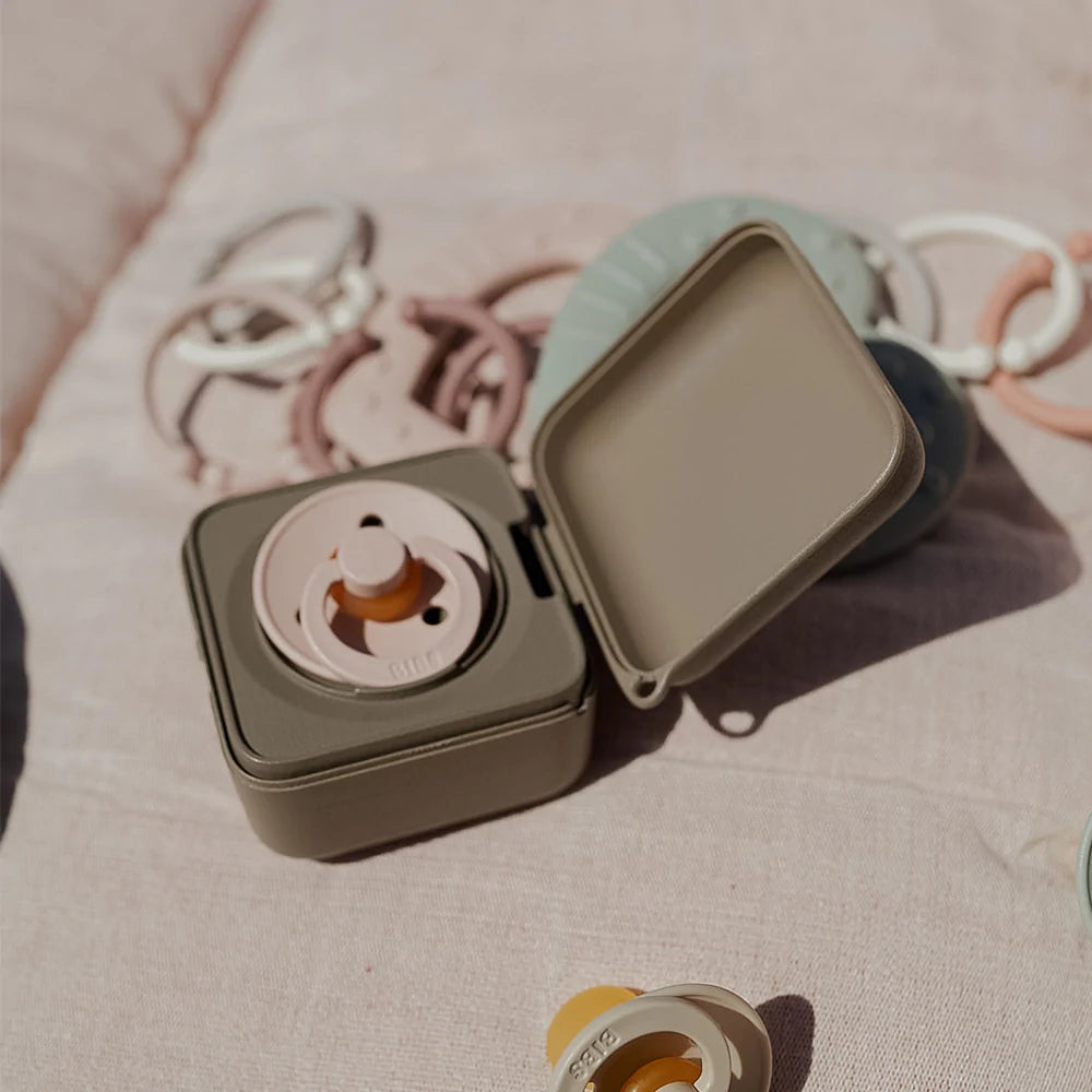 Bibs, dummy, Bibs - Pacifier Box - Sage