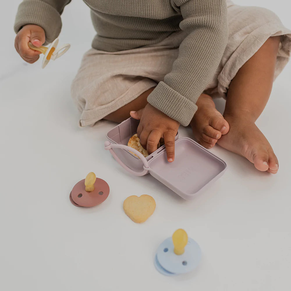 Bibs, dummy, Bibs - Pacifier Box - Sage