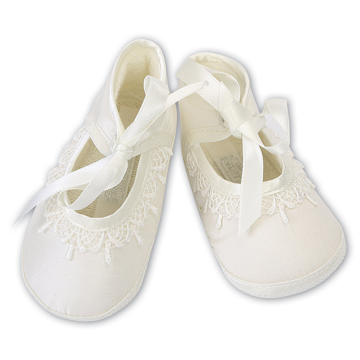 Sarah Louise, footwear, Sarah Louise - Christening shoes, Ivory, 004420