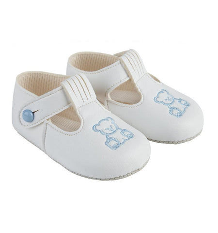 Baypods, shoes, Baypods - white/blue teddy B117
