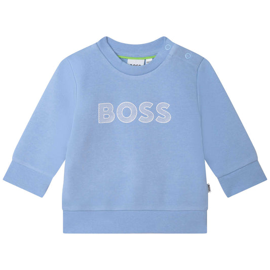 Boss, sweat shirt, Boss - Sweatshirt, Pale Blue