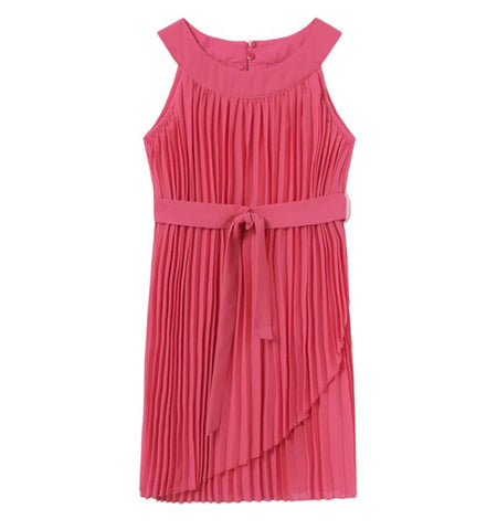 Mayoral, Dresses, Mayoral - Pink Pleated Dress, 6915