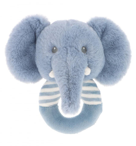 Keel, soft toy, Keel eco - Ezra Elephant ring rattle