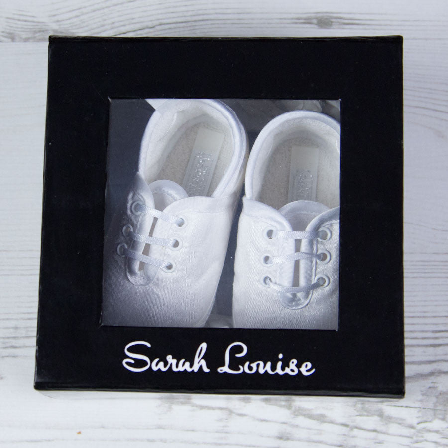 Sarah Louise, shoes, Sarah Louise Boys Christening Shoes - White 004402