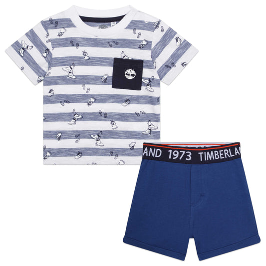 Timberland, Top and Short set, Timberland -  Sale Top and Short Set, Blue