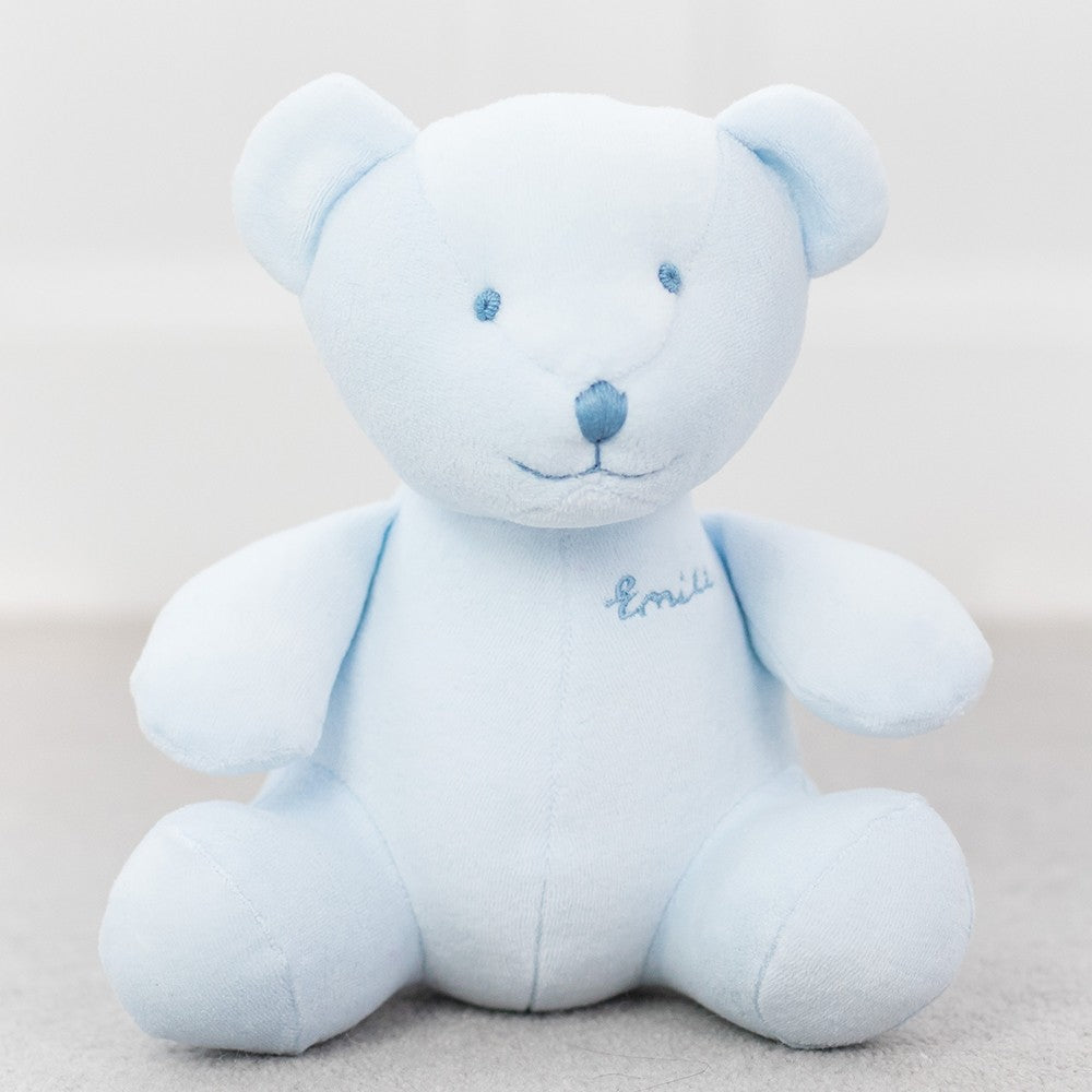 Emile et Rose, soft toy, Emile et Rose - Large pale blue bear, Emile