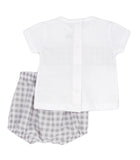 Rapife, Outfits, Rapife - boys white and grey 2 piece set
