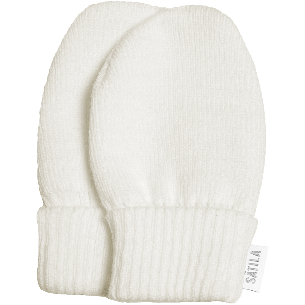 Satila - Baby mittens, Trixie, off-white | Betty McKenzie