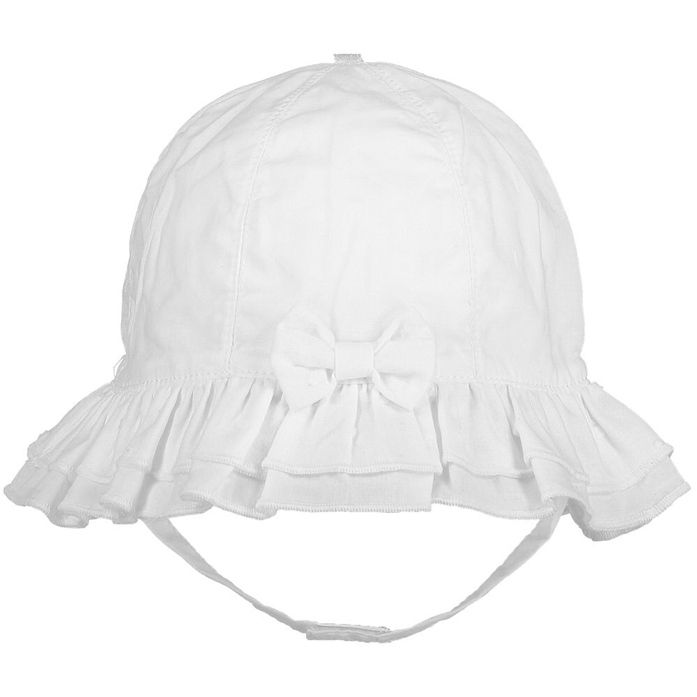 Emile et Rose - Sun hat, white, 4749 | Betty McKenzie