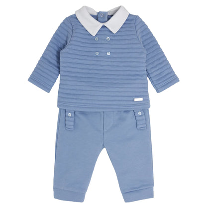 blues baby, jogging sets, blues baby - Blue 2 piece jogging set, BB0565A