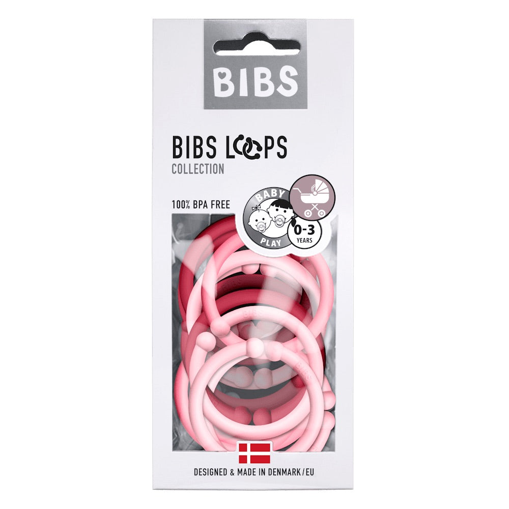 Bibs, loops, Bibs  - Loops 12 pk Choose colour