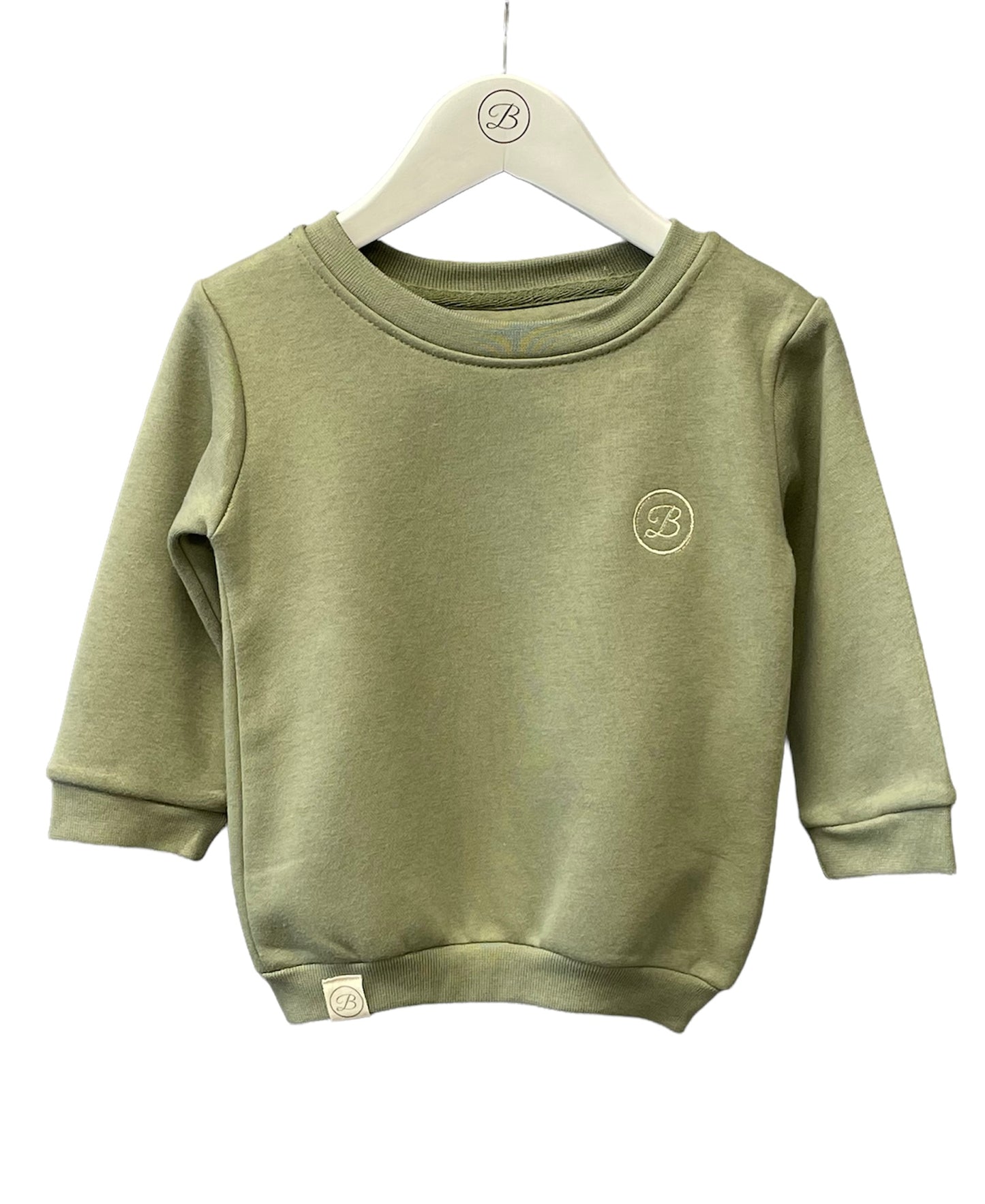 Betty's Friendly, sweat tops, Betty McKenzie - Sage green sweat top