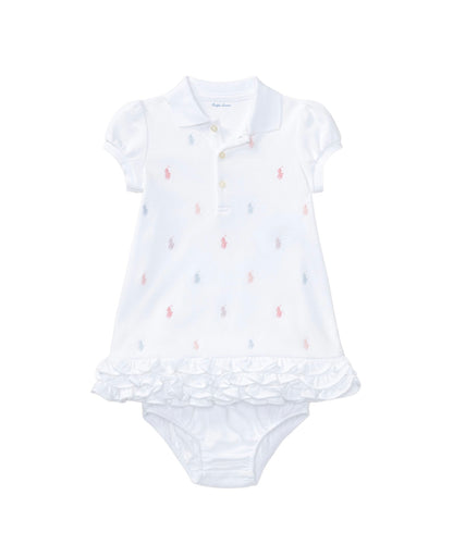 Ralph Lauren, , Ralph Lauren - White dress and pants, 12 months