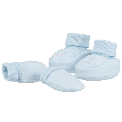 Emile et Rose - Baby Hat, Mitt & Bootie Gift Set, Nox BLUE | Betty McKenzie