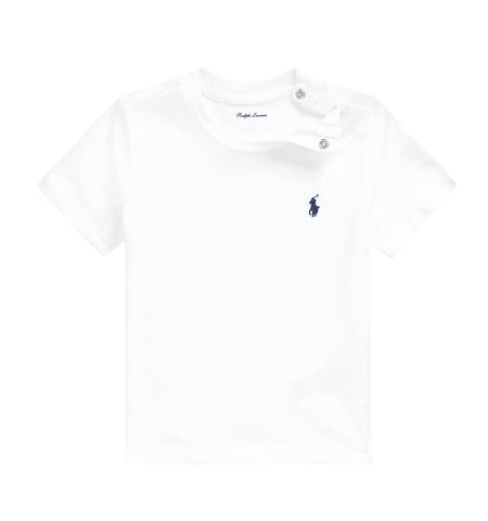 Ralph Lauren, , Ralph Lauren - Baby crew neck white T-shirt
