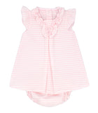 Rapife, Dresses, Rapife - Pink and white seersucker fabric sun dress