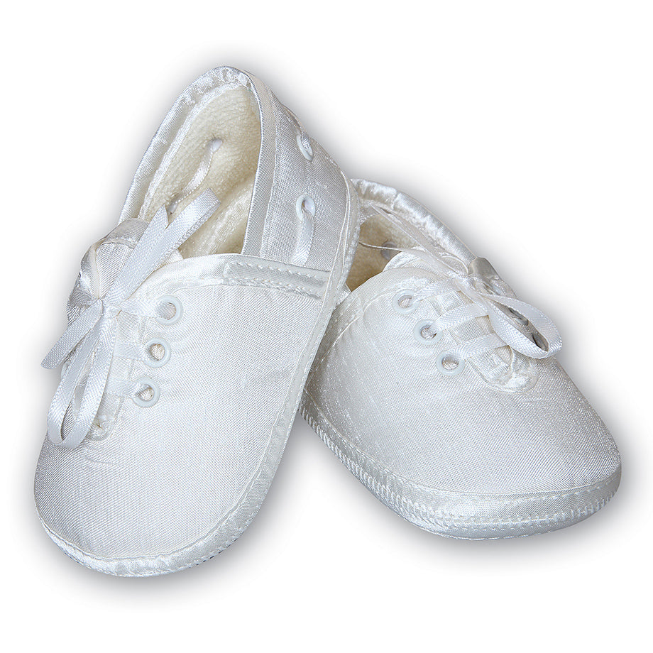 Sarah Louise, shoes, Sarah Louise Boys Christening Shoes - White 004402