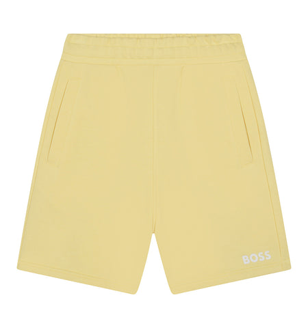 Boss, shorts, Boss - Lemon jersey shorts