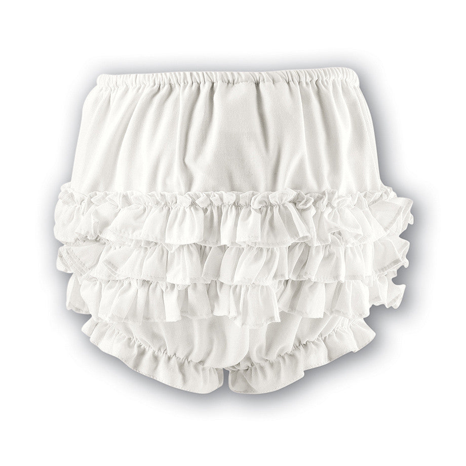 Sarah Louise  - Frilly Pants, Ivory 003760 | Betty McKenzie