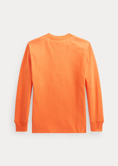 Ralph Lauren - Long sleeved T shirt, orange | Betty McKenzie
