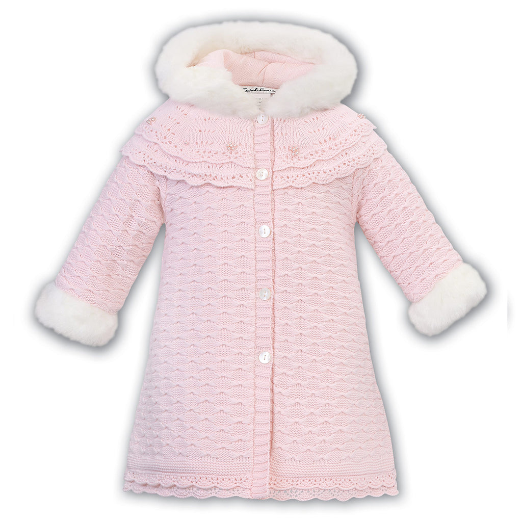 Sarah Louise, coat, Sarah Louise - Knitted coat, pink